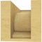 Ekena Millwork 6"W x 12"D x 6"H Wide Emerson Rough Cedar Woodgrain TimberThane Corbel, Primed Tan CORUR06X12X06EMRRCPR - alternate 5